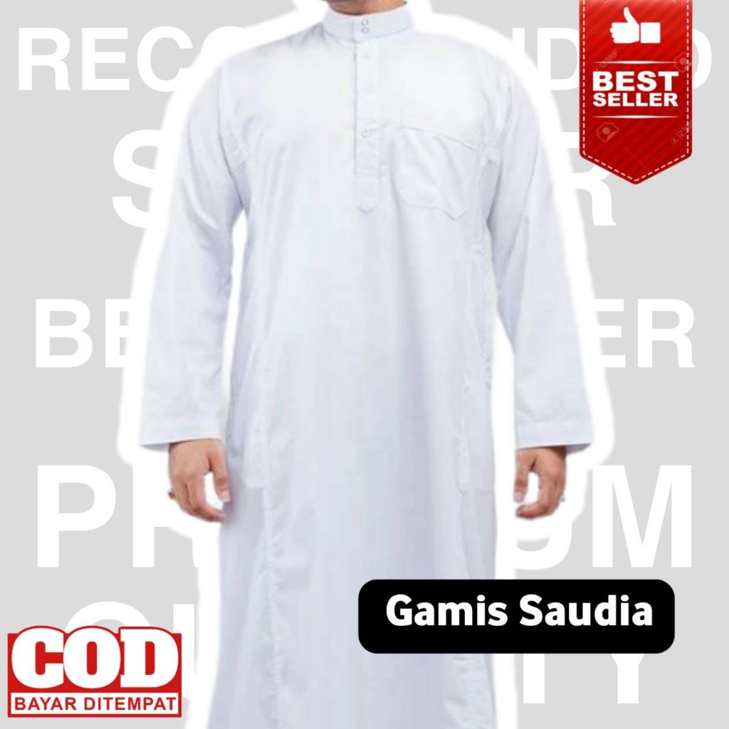 Gamis Pria Premium / Jubah Pria Putih / Gamis Saudi / Jubah Pria Hitam / Jubah Pria Premium / Jubah 