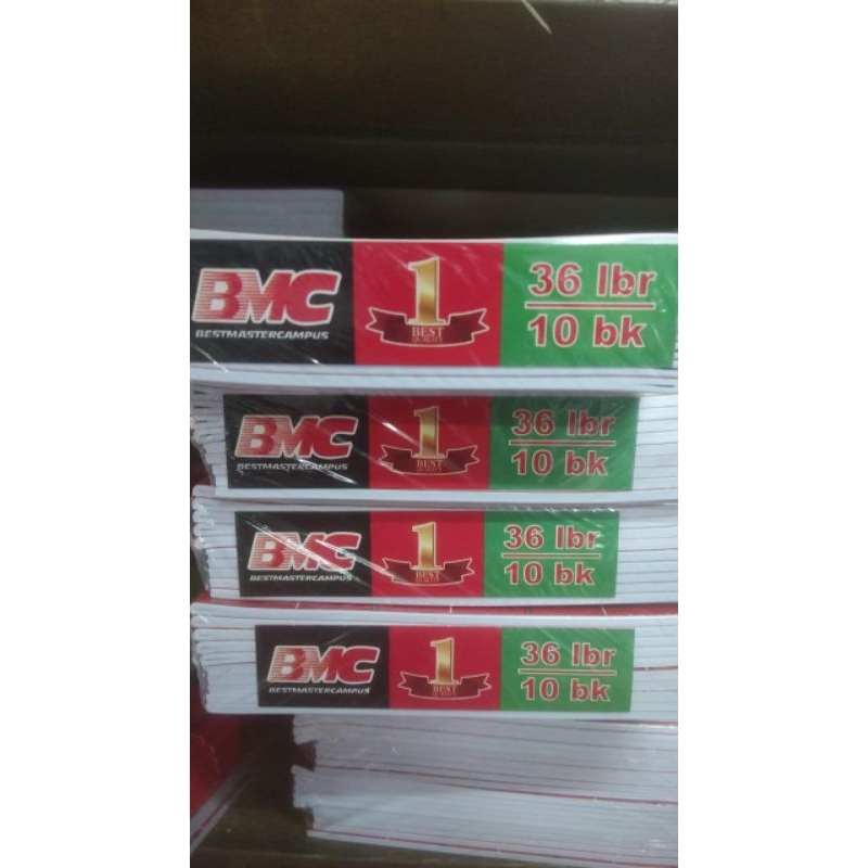 

HJK BUKU TULIS BMCAMPUS PANJANG 50 DAN 36 LEMBAR (ISI 10)