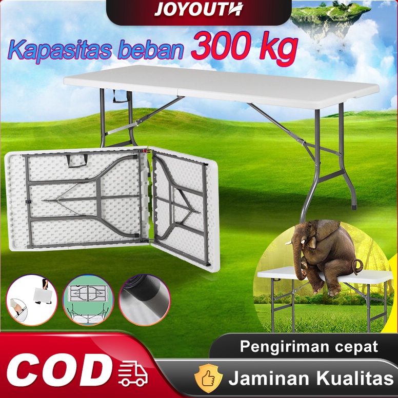 Larismanis JOY Meja LipatMeja Lipat plastikMeja Lipat OutdoorMeja Serbagunabesar Makan Meja