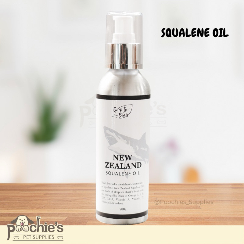 Vitamin anjing kucing Back To Basic New Zealand Squalene Oil