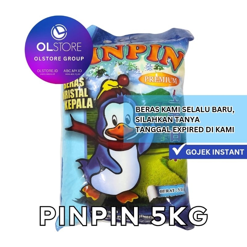 

Beras Pinpin 5Kg Ecer Gratis Ongkir Gojek Instant