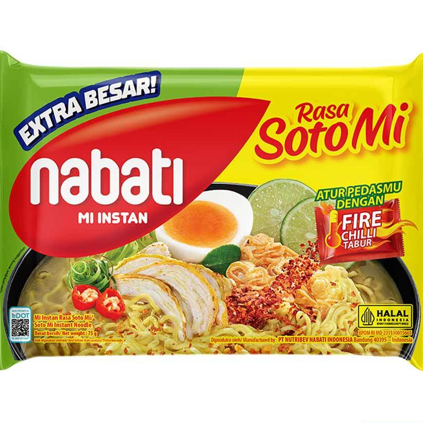 

Nabati RICHEESE Mi Instant Soto Mi 75gr