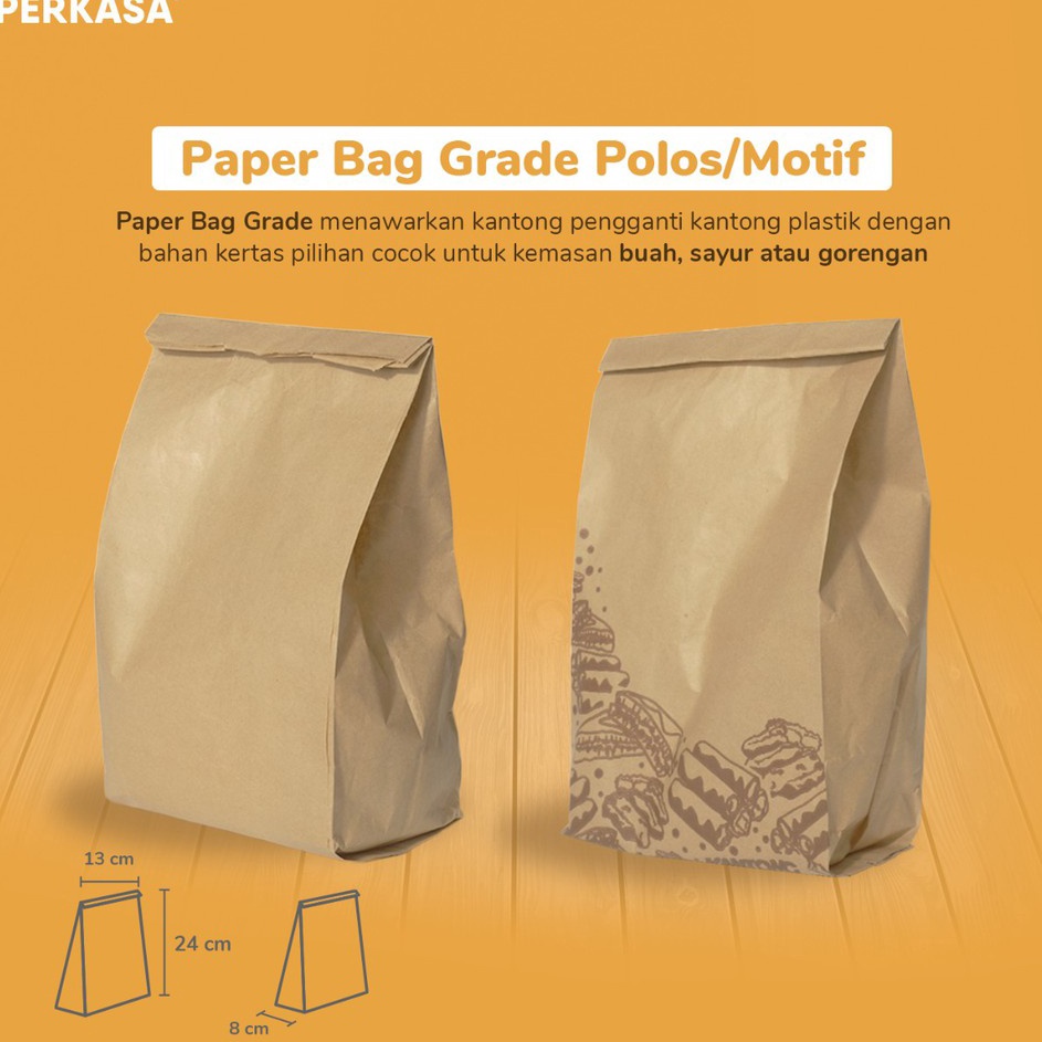 

Bayar Di Tempat Isi 1 Paper Bag 13x8x24 Coklat Motif Polos Kantong Kes Coklat Motif Polos Murah Terlaris