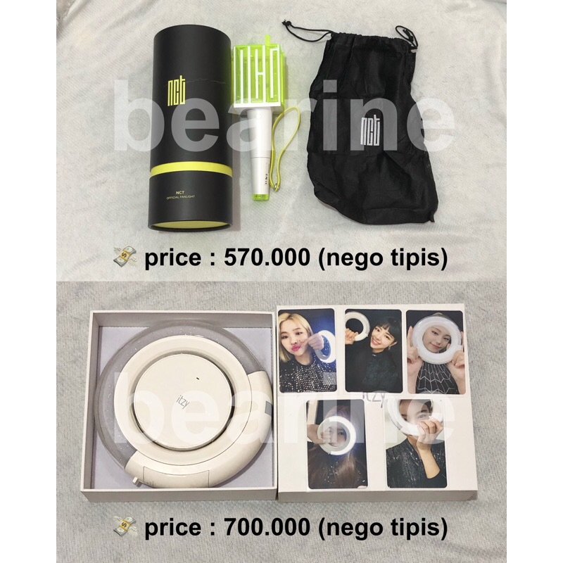 lightstick nct lightring itzy pc lengkap