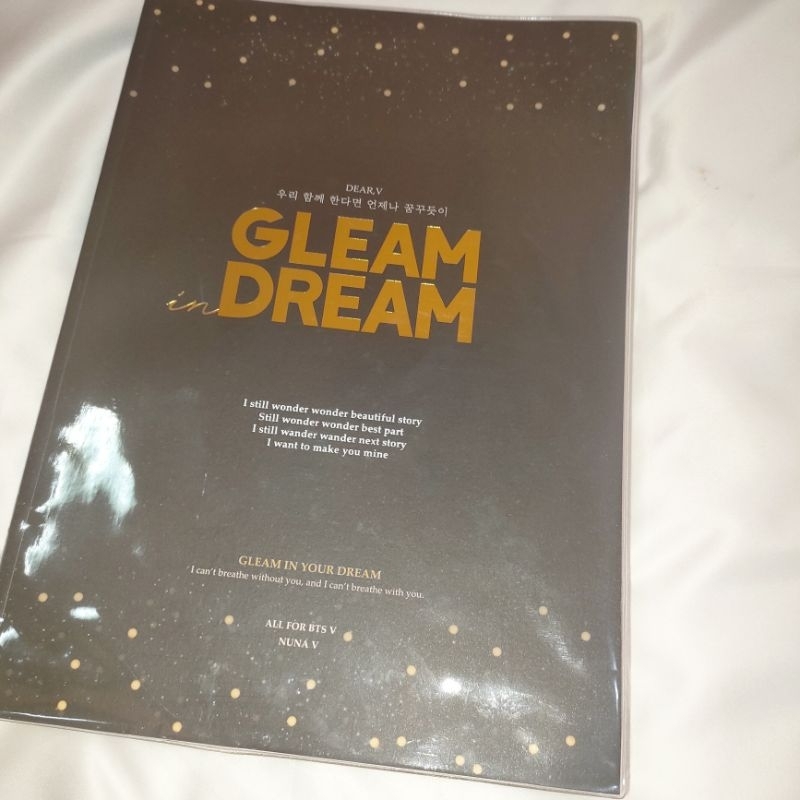photobook nuna v 2018 taehyung fansite pb gleam in dream