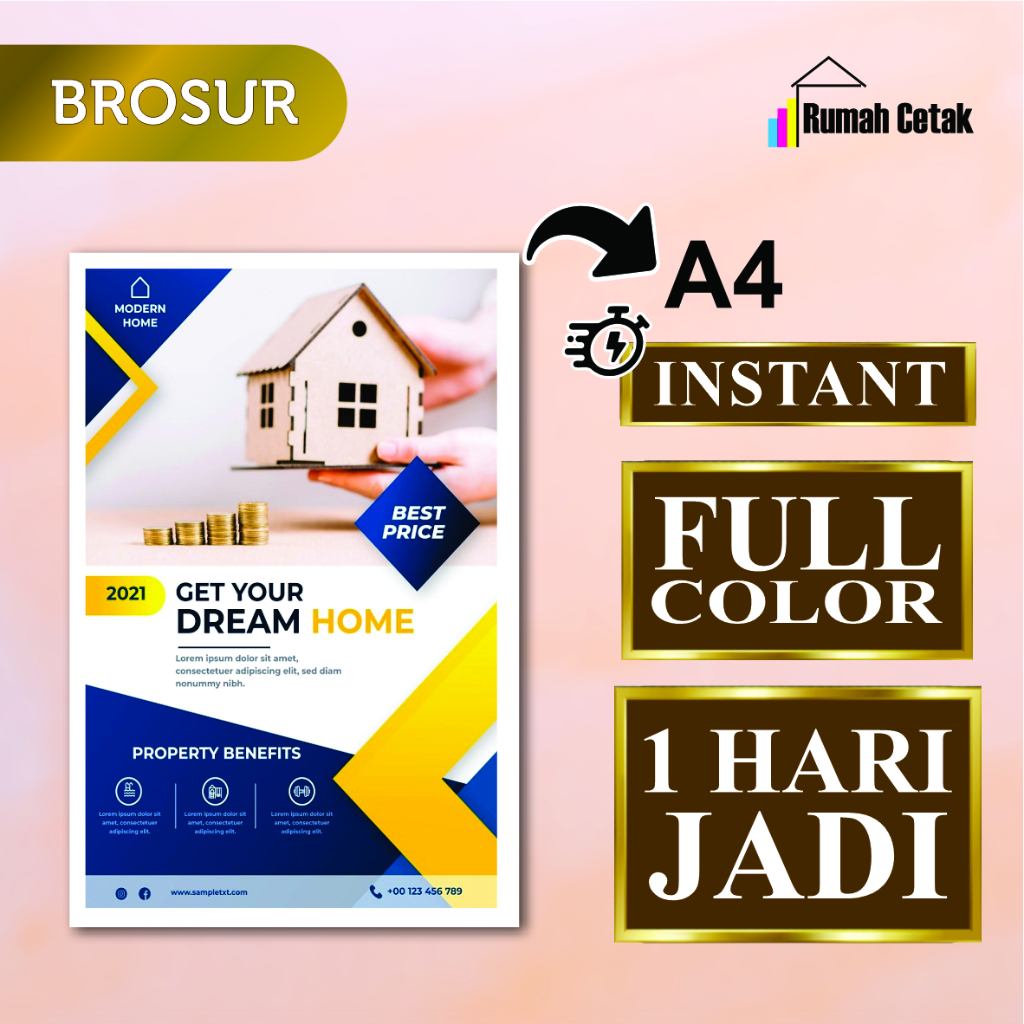 

Digital Print Cetak Flyer Brosur A4