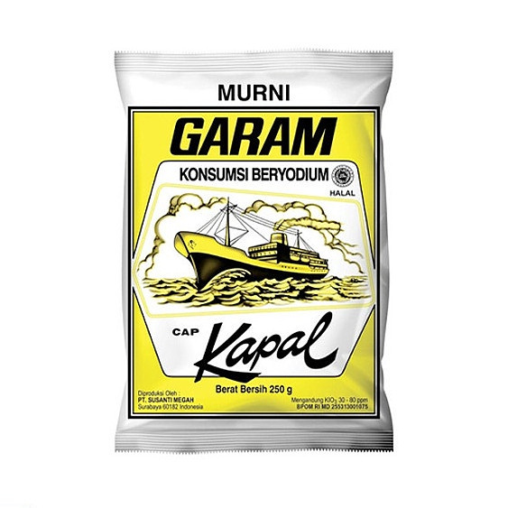 

Garam Cap Kapal 250gr - Beryodium (Citra Rasa)