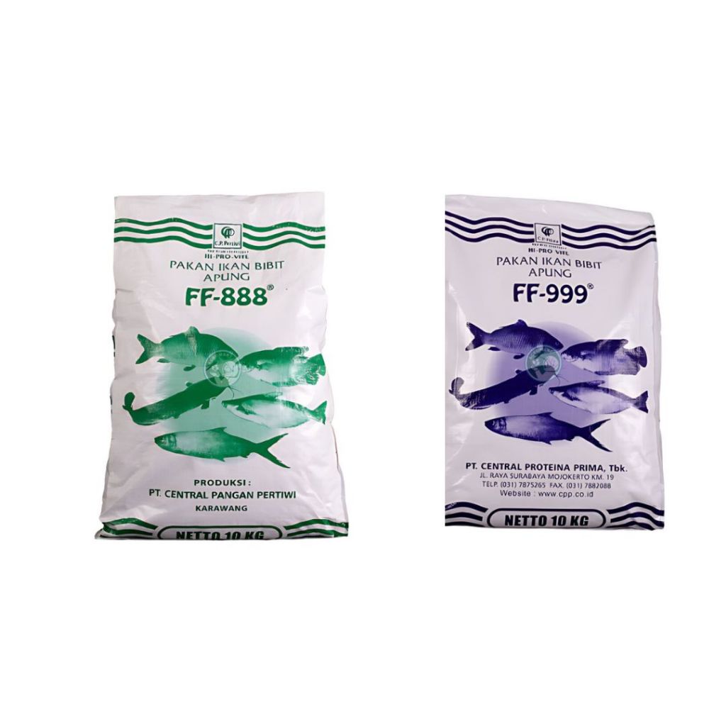 Pakan Ikan Nila,Gurame,Lele,Patin,Bandeng FF 888,FF 999 1 kg