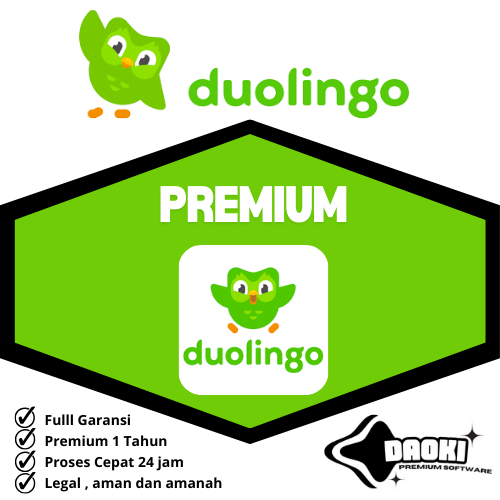 

Software DuoLingo Premium 1 Tahun Bergaransi Proses Cepat