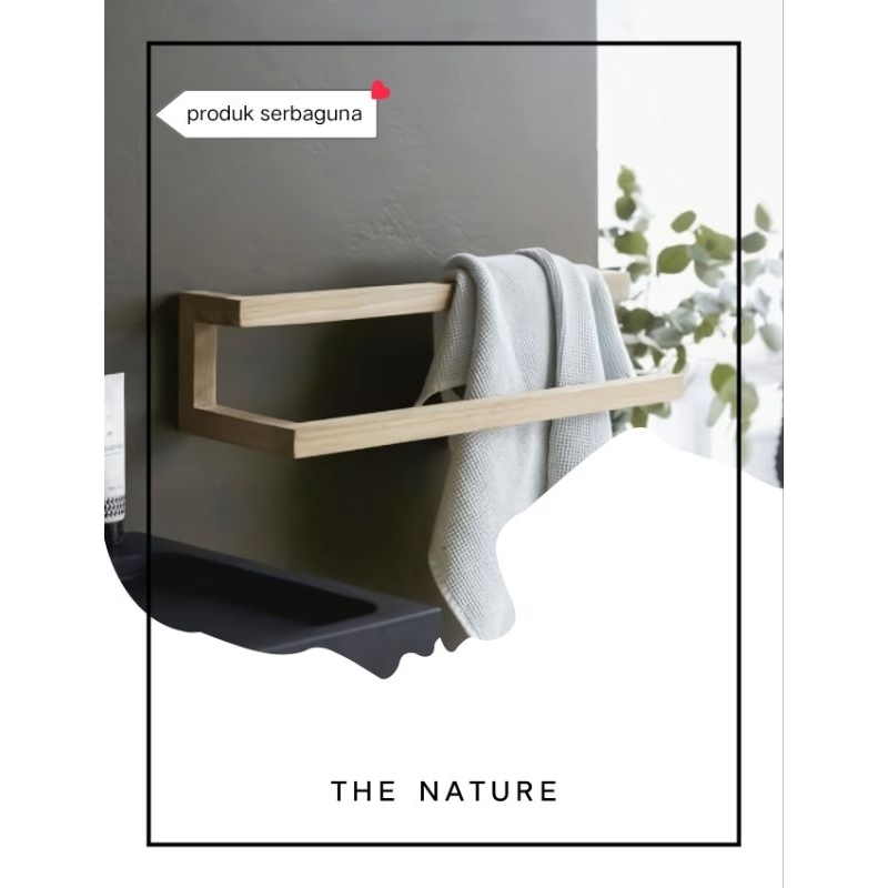 RAK HANDUK GANTUNG MINIMALIS