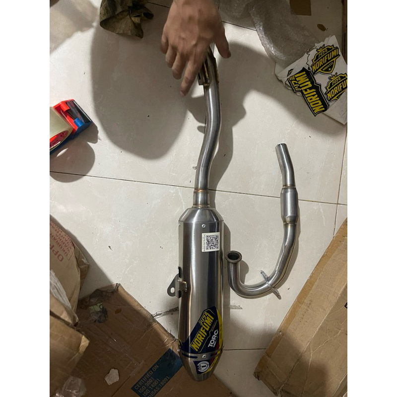 Knalpot kenalpot norifumi torc wr 155 wr155 kenalpot racing motor yamaha wr 155 original norifumi