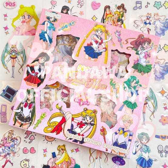 

Sticker Nono Sailor Moon Momo Stiker Lucu Viral Aesthetic Isi 100