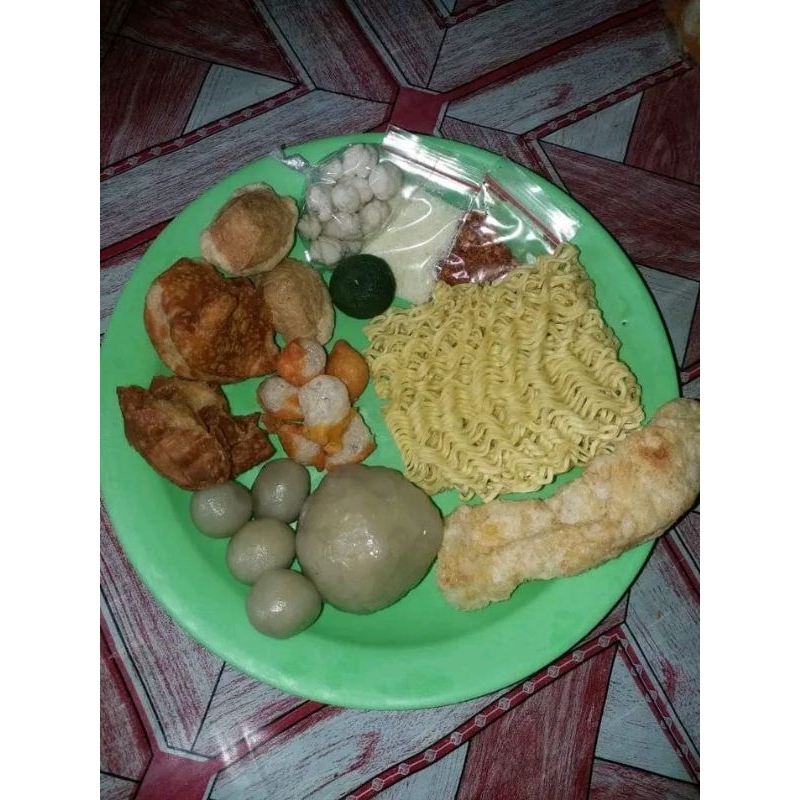 

baso aci isi jando/ayam suir pedas 5bungkus