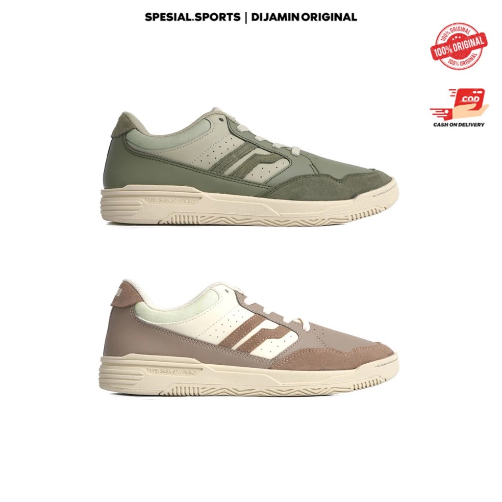 Piero STREET NERO PRM - Sepatu Sneakers Casual Original
