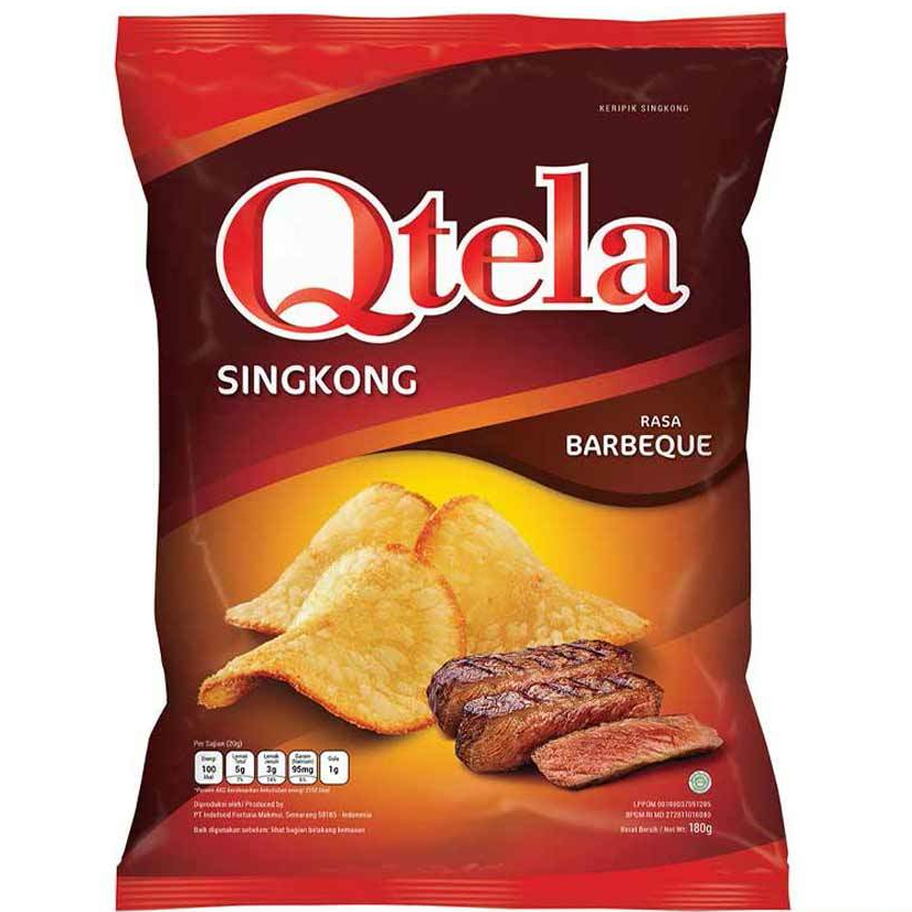 

QTELA Keripik Singkong Barbeque 180gr