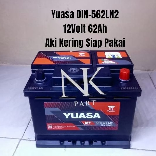 Aki Accu Mobil Innova Reborn Fortuner VRZ Bensin Yuasa 562LN2 LN2 MF