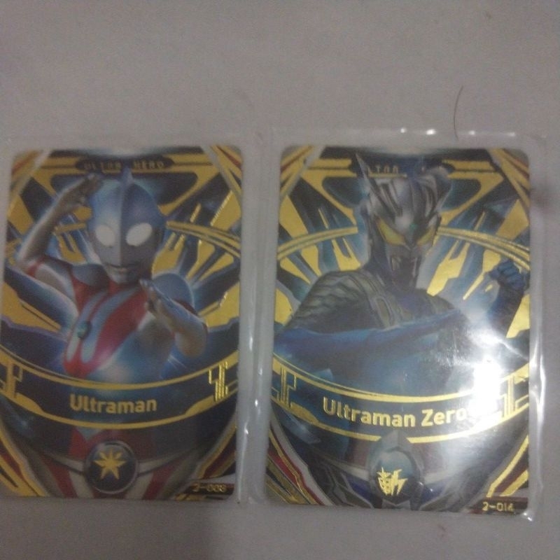 Kartu Ultraman Fusion Fight Ultraman & Ultraman Zero