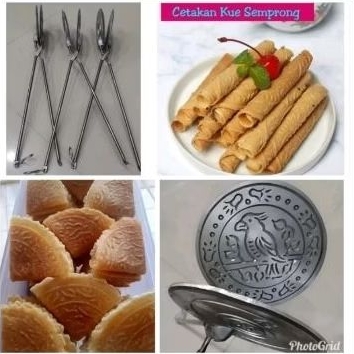 Cetakan Kue Semprong Malaysia 4 1/2 inchi / Egg Roll Eggroll Premium / Cetak Kue Sapit Kue Lo Kok / 