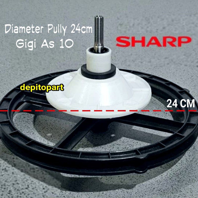 Gearbox Mesin Cuci Sharp 2 Tabung Kapasitas 6/7 kg