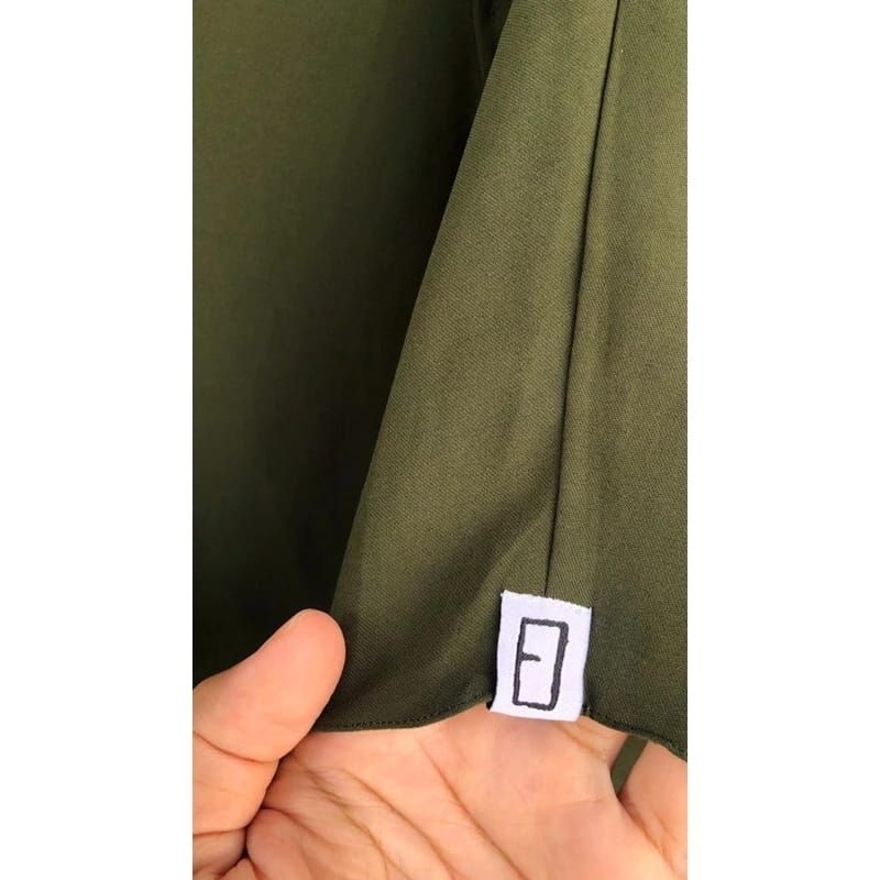 Fk huda Elmadina Dark olive size L Mazen