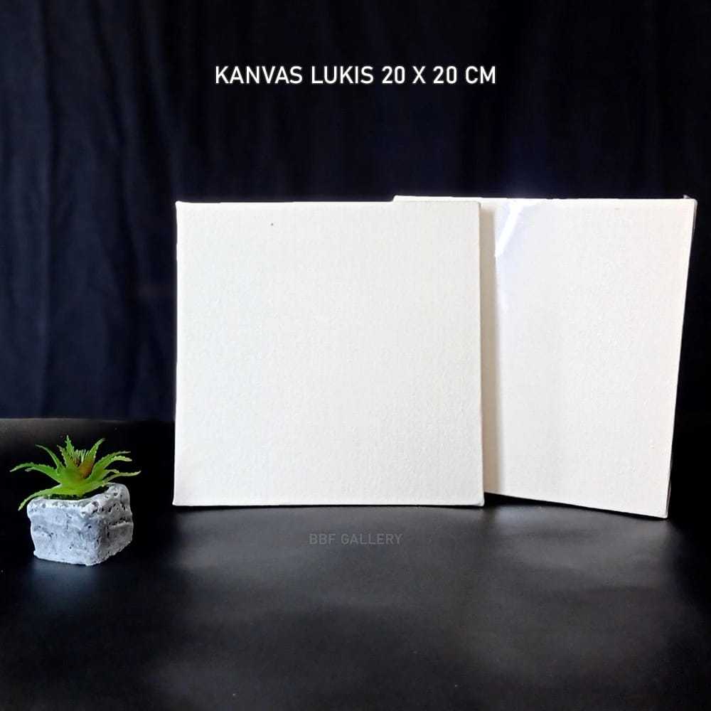 

Kanvas Lukis 20x20cm Bingkai Alat Melukis Untuk Anak Kanvas Putih Polos