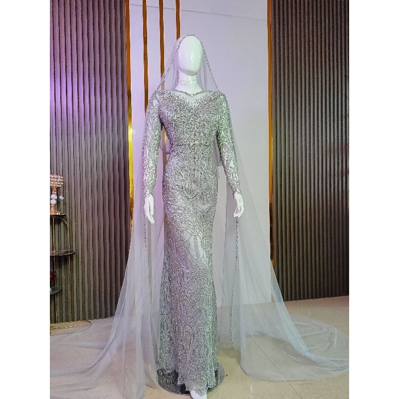 GAUN PENGANTIN DRES SLIM /GAUN PENGANTIN SLIM