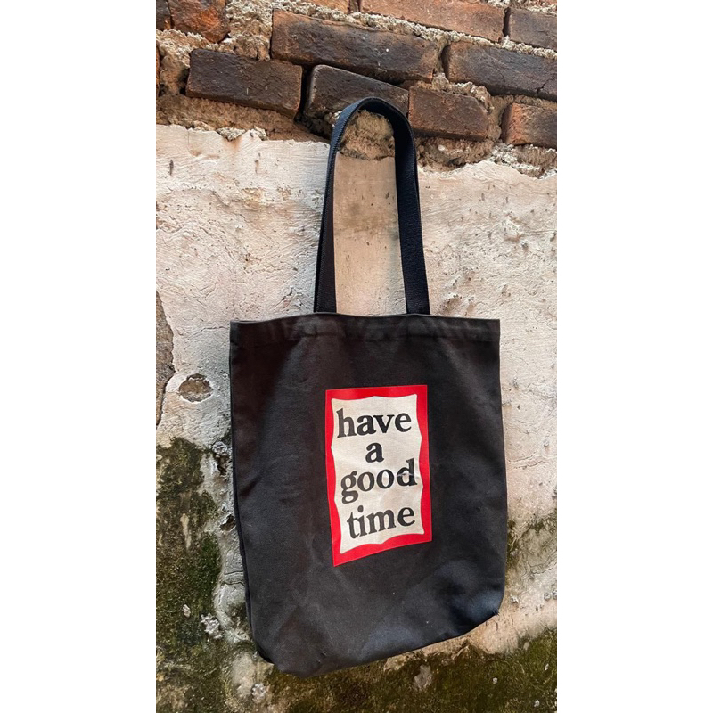 tote bag have a good time / hagt