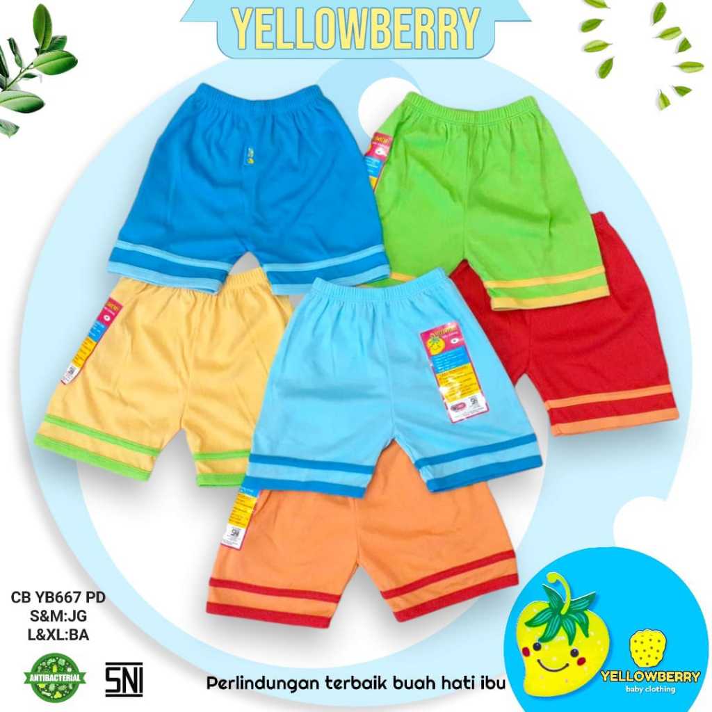 3 PCS CELANA PENDEK ANAK MOMS GIFT