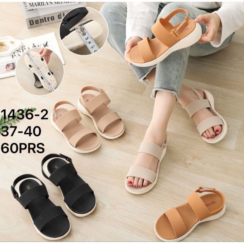 Sandal Jelly Wanita Tali Belakang Terbaru Balance