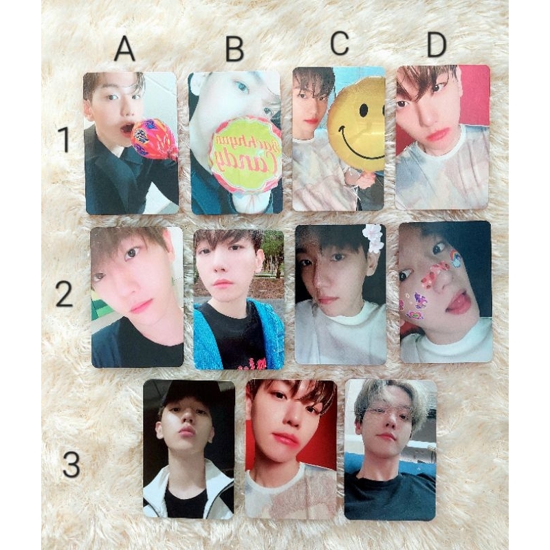 EXO BAEKHYUN PHOTOCARD PC DELIGHT CINNAMON HONEY MINT CHEMISTRY KIHNO