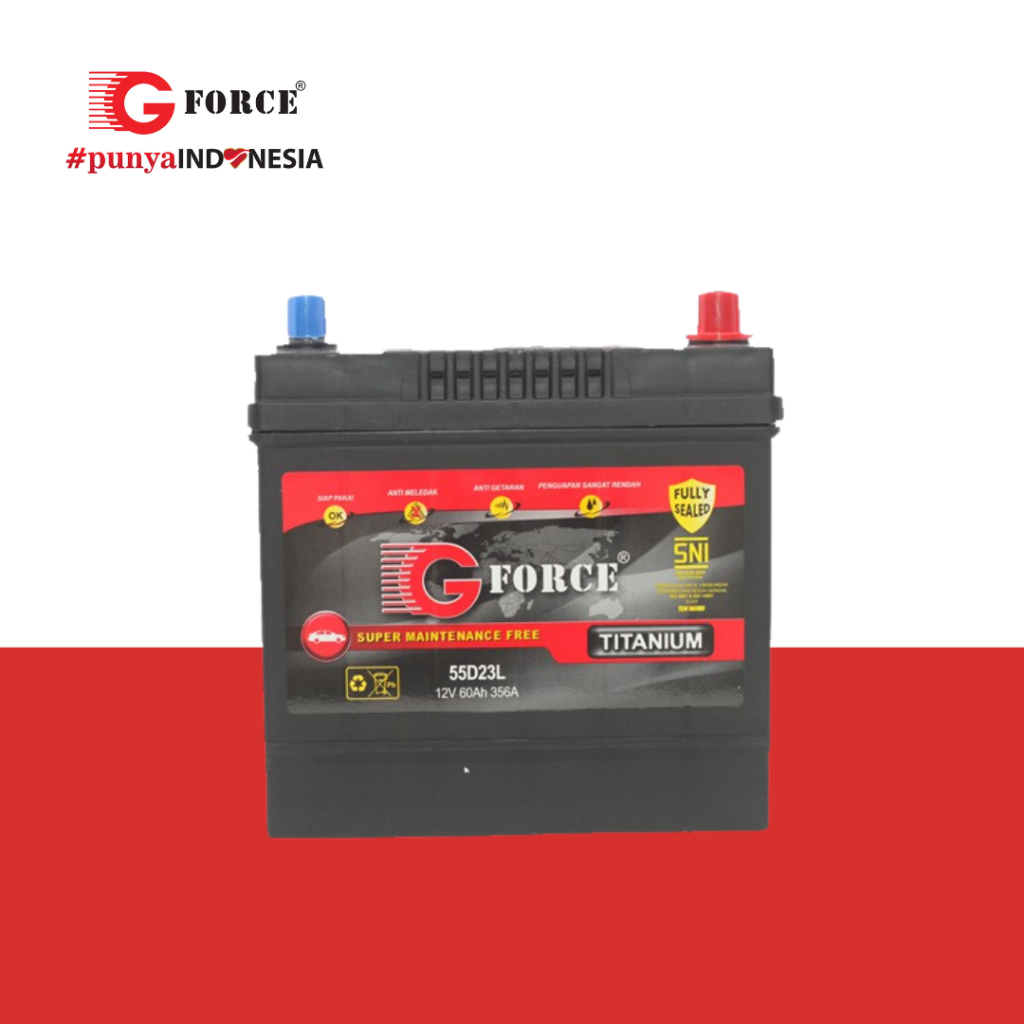 G Force Aki Mobil Titanium 55D23L