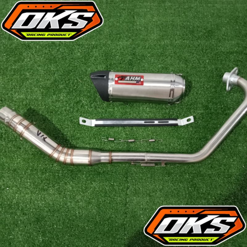 Knalpot Racing AHM Pnp Vixion, Mx King, Jupiter Mx, Cbr, R15, Dll