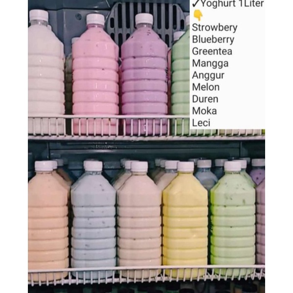 

wcModel Baru YOGHURT VARIAN RASA ISI JELLY 1LITER T94