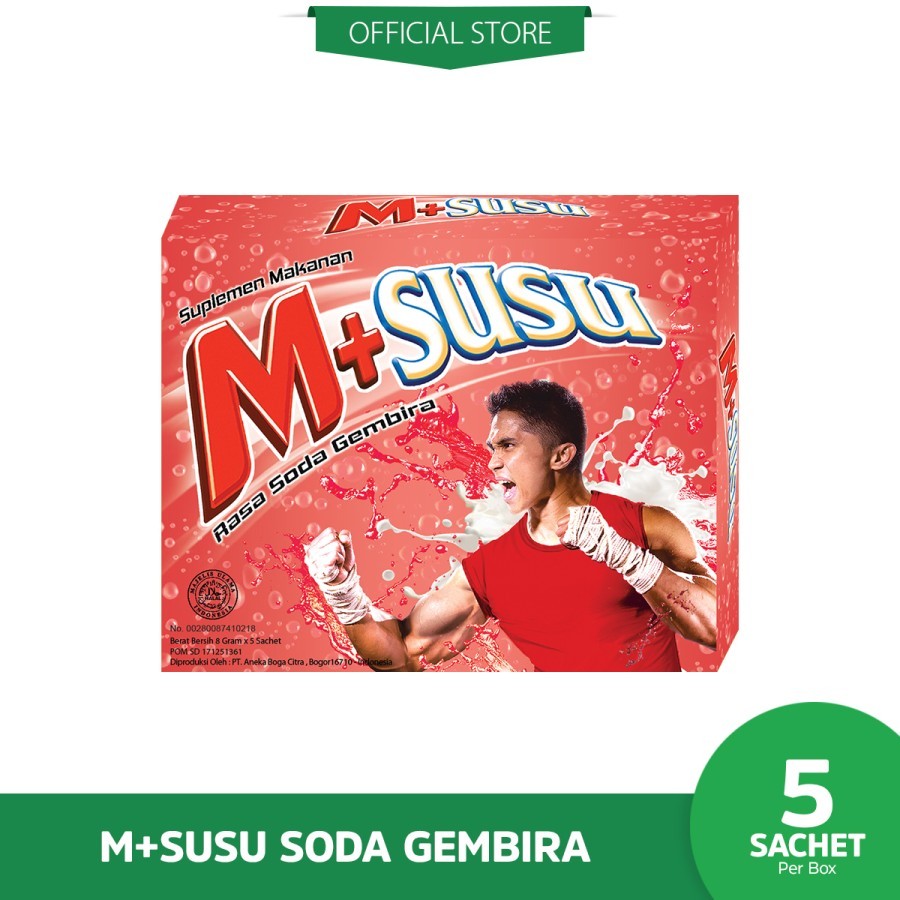 

M+SUSU rasa Soda Gembira Minuman Energi Serbuk