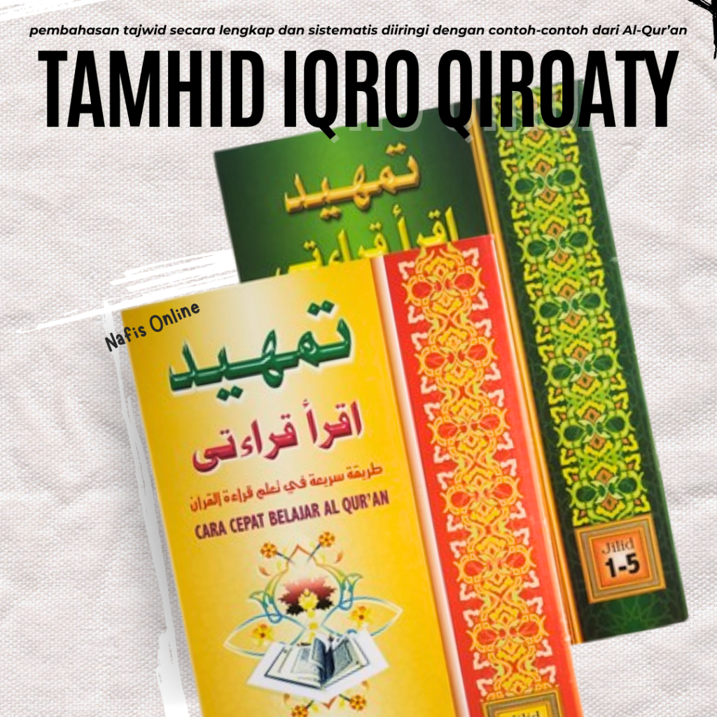 Buku TAMHID Iqro Qiroati Jilid 1-5 HVS Cara Cepat Belajar Al Quran