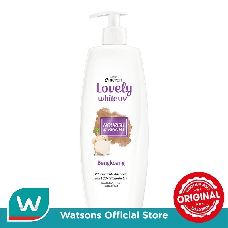 Emeron Hand & Body Lotion Nourish & Bright (Bengkoang) 500ml