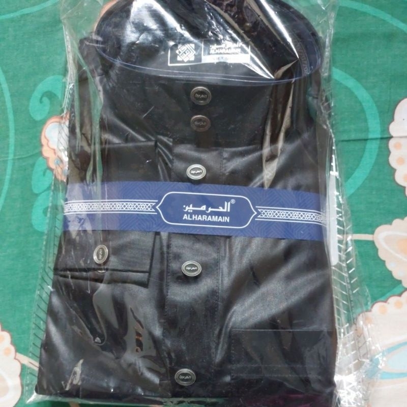 Jubah Al Haramain kancing premium manset