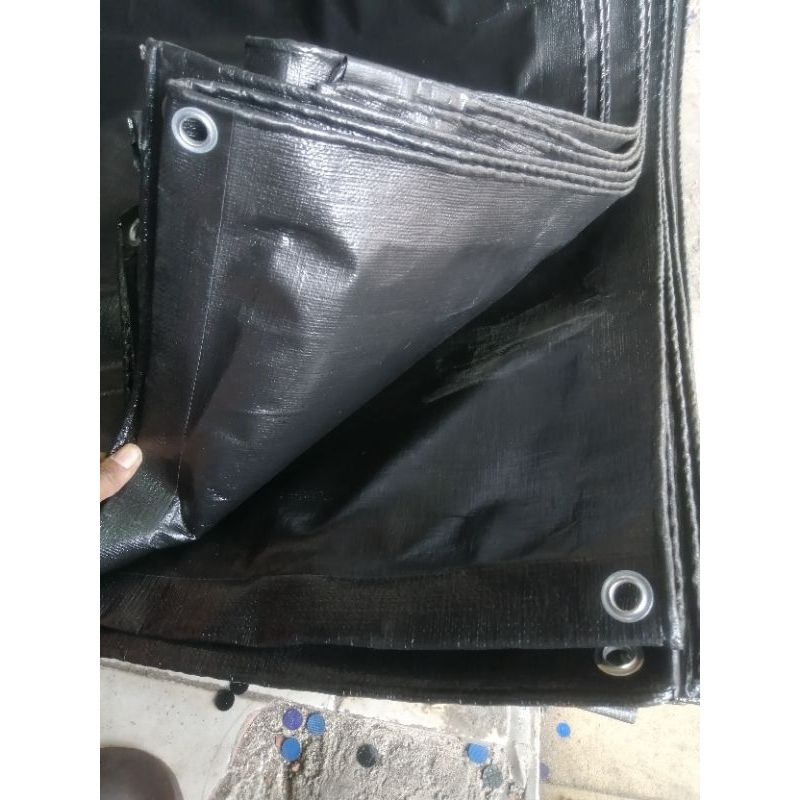 Terpal Plastik A12 Korea Warna Hitam [Custom]