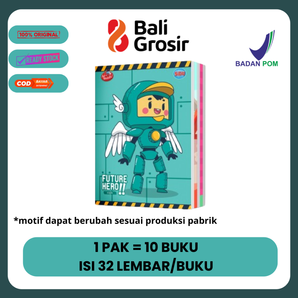 

BALI GROSIR - BUKU TULIS SIDU 32 LEMBAR (PAK)