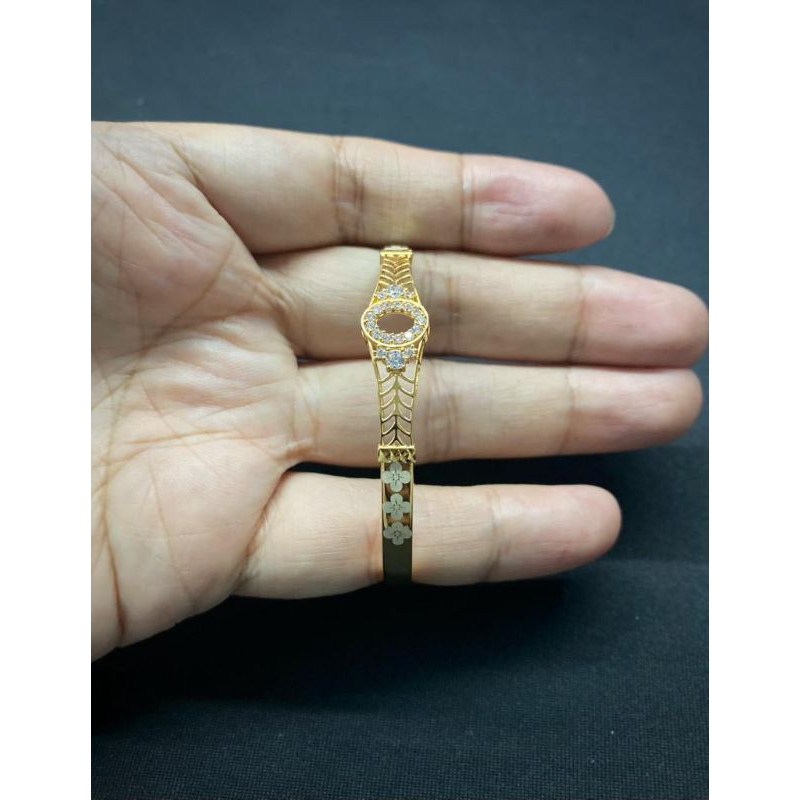 Gelang banggel/gelang perak 925/gelang wanita asli perak/gelang perak wanita