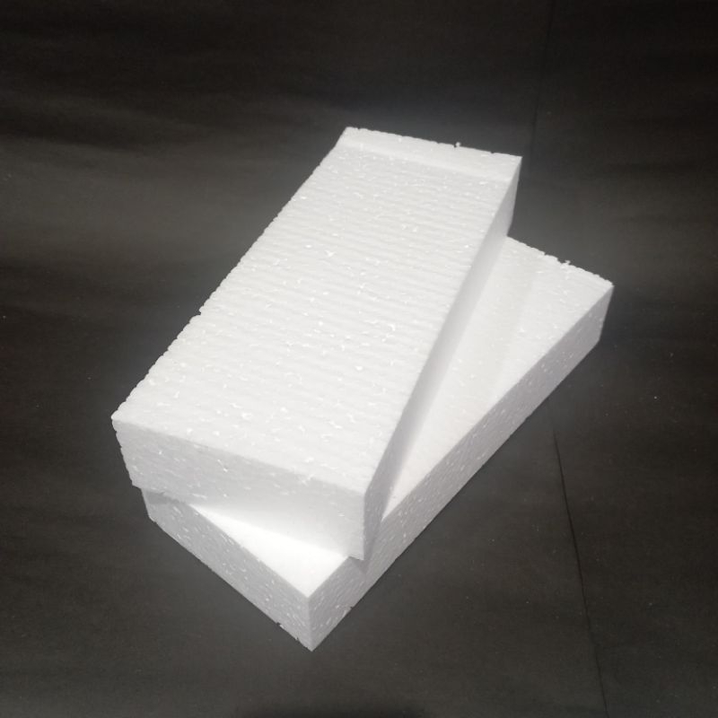 Styrofoam/Gabus putih low untuk kerajinan atau tusukan bunga