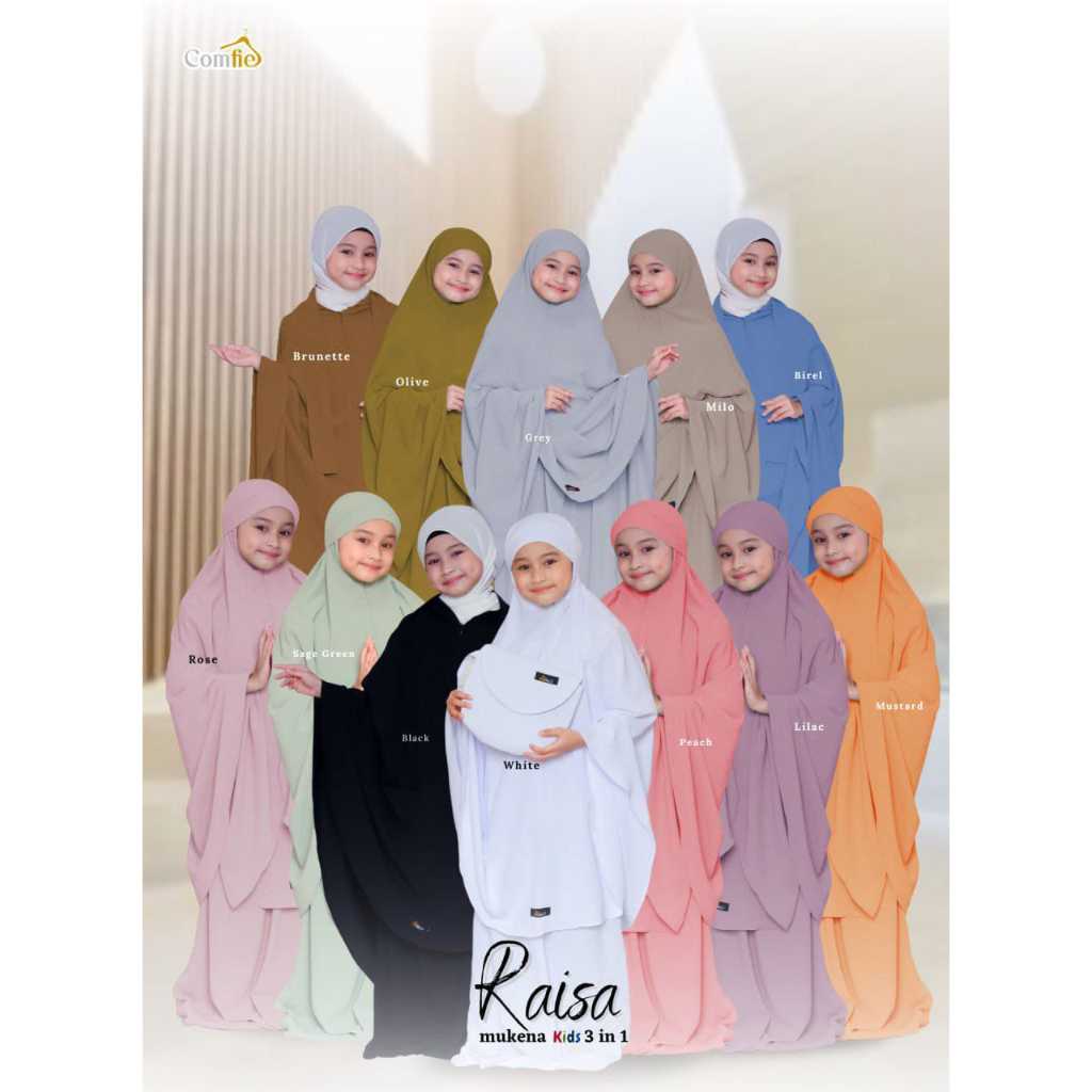 #Mukena #Mukena Anak #Mukena Dewasa #Comfie #Raisa