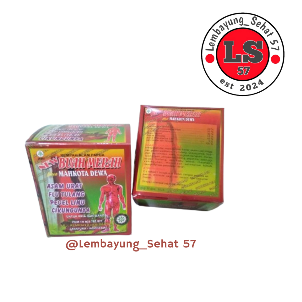 Buah Merah Plus Mahkota Dewa Serbuk Original