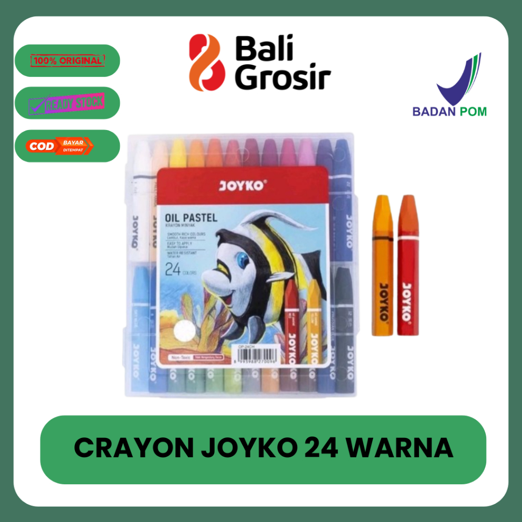 

BALI GROSIR - CRAYON JOYKO 24 WARNA