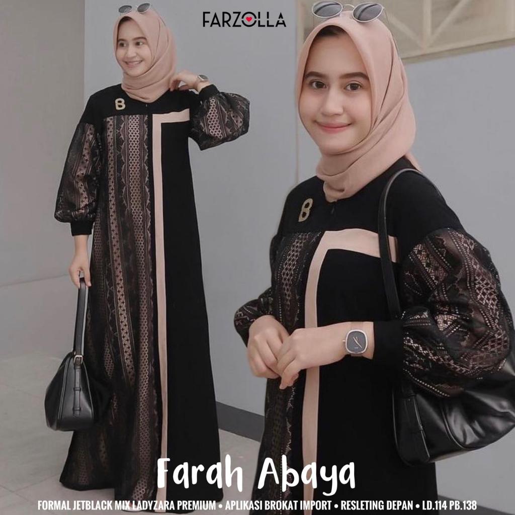 [FARZOLLA] FARAH ABAYA WANITA