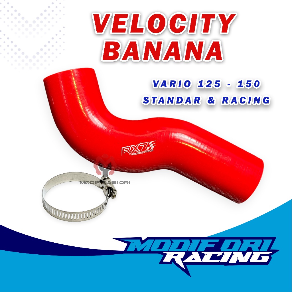 Velocity Banana Rubber Vario 125 Vario 150 Ukuran Tb Standar dan Tb Racing Rx7 Racing BANANA RACING