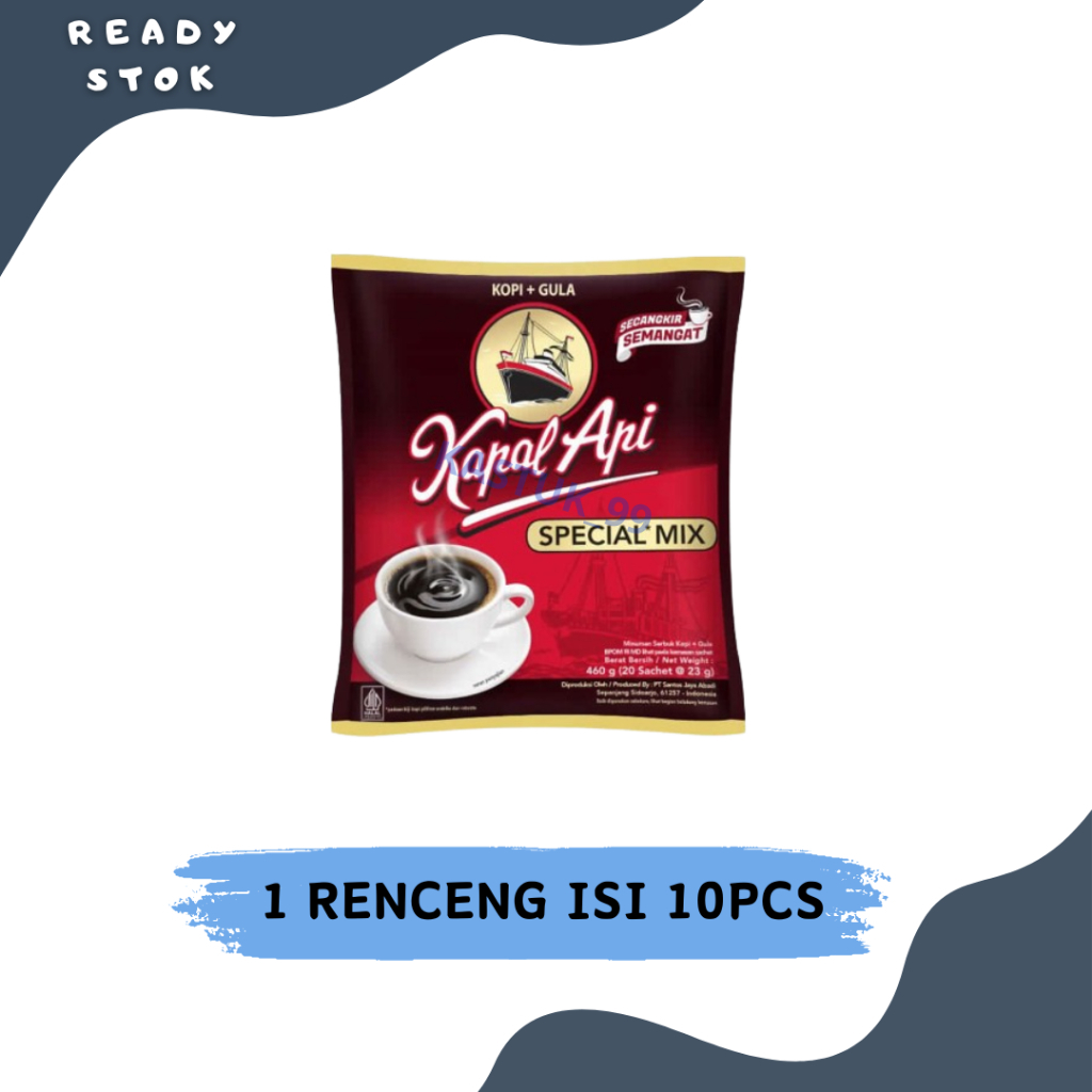 

KOPI KAPAL API SPECIAL MIX KEMASAN 23gr (1 RENCENG)