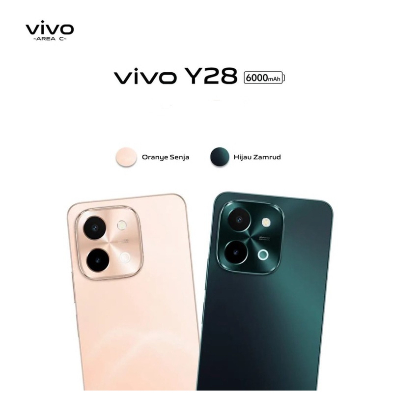 Vivo Y28 6/128GB 8/128GB 8/256GB Garansi resmi original hp vivo terbaru