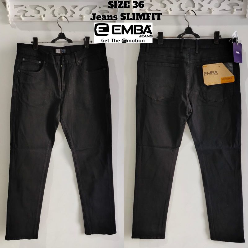 CELANA EMBA CELANA PANJANG PRIA JUMBO EMBA ORIGINAL SIZE 36