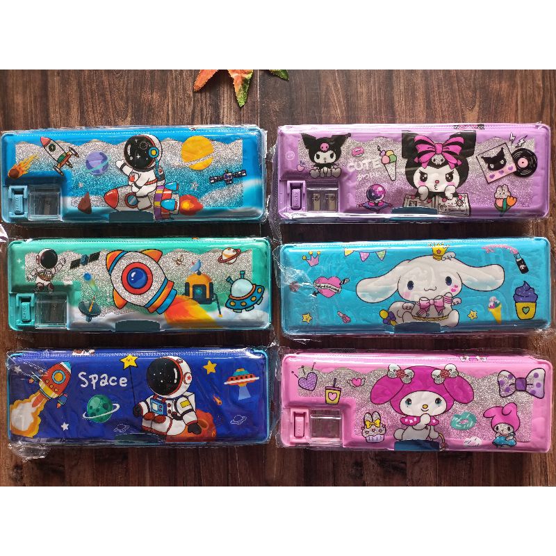 

Tempat pensil magnet+rautan karacter lucu kuromi sanrio